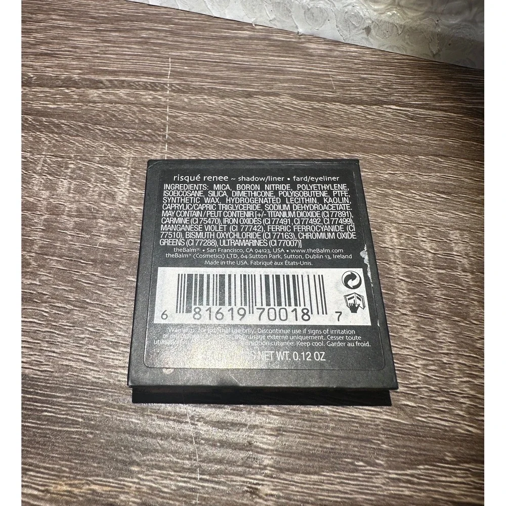 theBalm Shady Lady Eyeshadow Risque Renee Navy Blue Shimmer Single‎ Palette eye